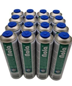 NOLA 12x 600ml Universalgas Gaskartuschen – für Outdoor-Brauen & Kochen – Made in Europe