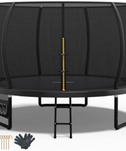 Devoko Outdoor Trampolin, TÜV Rheinland GS-Zertifikat, Kindertrampolin mit Sicherheitsnetz