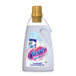 Vanish Oxi Action Powerweiss Gel – Reinigungspotenzial und Chlorfreier Wäsche-Booster für Weiß – Babykleidung und Hausha