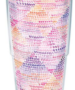 Tervis Yao Cheng - Insulierte Tumbler mit Sunset Dots, 24oz, Transparent - Tritan