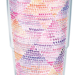 Tervis Yao Cheng - Insulierte Tumbler mit Sunset Dots, 24oz, Transparent - Tritan