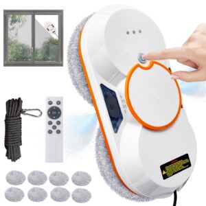 Elektrischer Fensterreiniger Roboter für Innen und Außenfenster mit 3800 Pa Saugkraft | Automatischer Fensterputzrobote