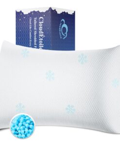 CloudÉtoile Hochwertiges Memory-Foam-Kopfkissen - Höhenverstellbar für Orthopädische Unterstützung, ideal für Seitenschl