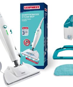 Leifheit Dampfreiniger CleanTenso Power |0 mit kurzer Aufheizzeit und 50min Wischdauer für hygienische Reinigung Leifhei