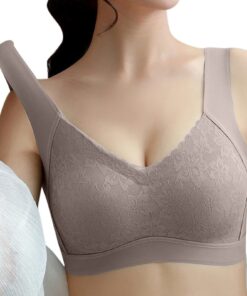 BH Ohne Verschluss Damen Seamless Beauty Back Unterwäsche No Ring Sport-BH Bequeme Unterwäsche