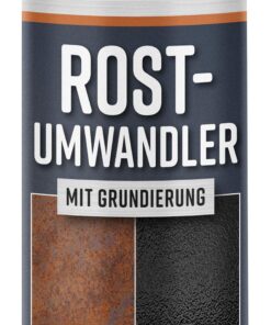 Rostumwandler Spray mit Grundierung - Rost entfernen für Auto, Fahrrad und Zaun (500 ml) | Rostumwandler Spray mit Grun
