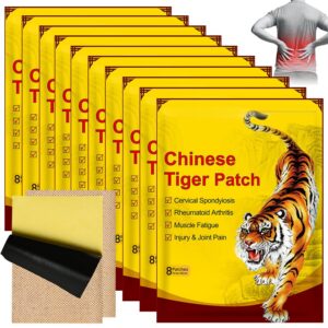 Schnelle und Lang anhaltende Schmerzlinderung Tiger Soreness Relief Patch, 80 Stück Chinesische Ferninfrarot Pflaste, fü