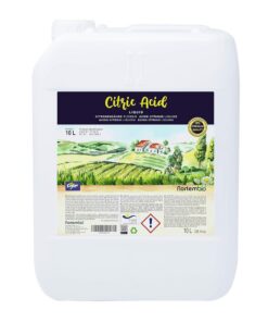 Nortembio Zitronensäure Konzentrat Für Ökologische Produktion 10 L | Nortembio 100% Reine Zitronensäure Flüssig 10 L E-