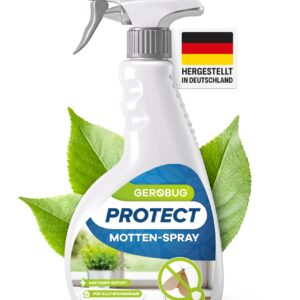 Antimoß-Spray 500 ml - Motten schnell & effektiv loswerden mit Langzeitwirkung - Lebensmittelmotte- und Kleidermotte-Mit