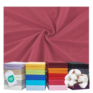 MALIKA® Spannbettlaken 160x200cm - Baumwolle Jersey Bettlaken - Ideal für Familien mit Kindern - Matratzenhöhe bis 28 cm