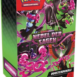 Pokemon Karmesin & Purpur Nebel der Sagen Boosterbundle für Sammler - Spielend_collectible und Toploader_inklusiv