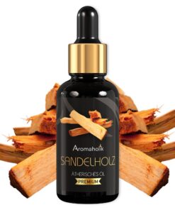 Sandalholzöl BIO 100% naturrein - Zertifiziertes ätherisches Öl für Diffuser & Aroma Diffuser - Sauna & Massage - 30ml