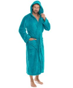CelinaTex Florida Bademantel Coral Fleece Microfaser Unisex mit Kapuze OEKO-TEX STANDARD 100