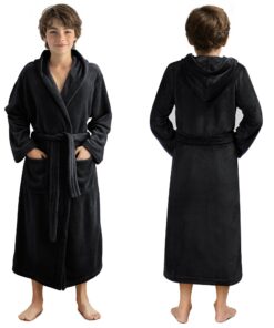 HOMELEVEL Kinderbademantel Jungen Mädchen Korallenvlies OEKO-TEX Kuschelfleece