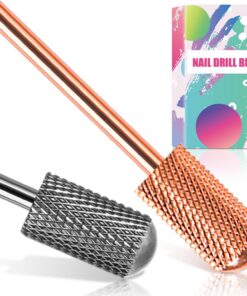 Nagelfräser Aufsatz Wolframkarbid 3/32" für Elektrische Nagelfeile, 2 Stück Bits für Salon-Erfahrene (F) Nagelfräser A