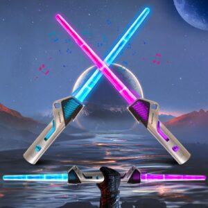 Silkwish Doppelklingen Lichtschwerter Star Wars - Wiederaufladbar - Kinder Spielzeug