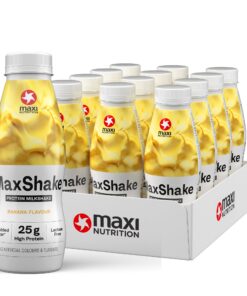 MaxiNutrition MaxShake Protein Milchshake Banane 12x 330ml low fat low carb[literaturfehler korrigiert]