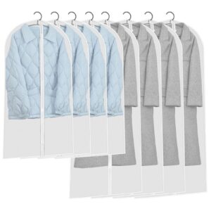 QH7 Kleidersack Anzug Lange, Transparent, für Anzüge und Kleider - Sicherheitsbewahrung - (60x140) / (60x100) cm