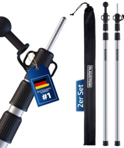 Blaustein Teleskop-Zeltstangen 2er-Set – Ultraleicht, sturmsicher & wetterfest – Für Sonnensegel, Tarp & Camping