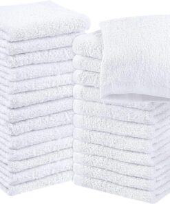 Utopia Towel Set - 24 Stücks Seife- und Waschlappen, 30x30 cm, saugfähig, OEKO-TEX, MADE IN GREENFür Bad und Zimmer - We