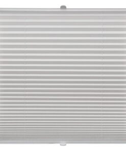 Plissee auf Maß für alle Fenster | Blickdicht | Sonnenschutzrollo | Weiß | Breite: 61-70 cm, Höhe: 151-200 cm Plissee