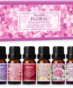 SALKING Ätherische Öle Set, Aromatherapie Duftöl GeschenkSet für Wellness- und Parfümliebecke 6 x 10 ml