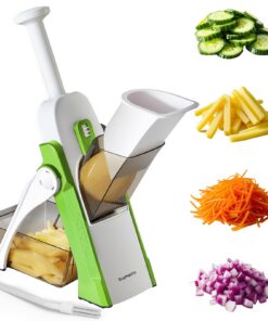 SupMakin Verstellbarer Gemüseschneider Genius Mandoline - Grün, Global Recycled Standard