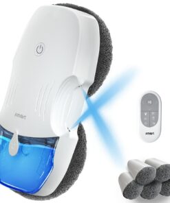 Fmart T10 Fensterreinigungsroboter - Automatisches Zwei-Wege-Sprühsystem, intelligente Navigation, Sicherheitsfunktion,