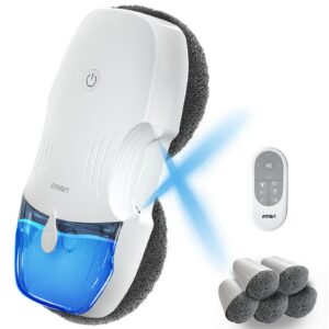 Fmart T10 Fensterreinigungsroboter - Automatisches Zwei-Wege-Sprühsystem, intelligente Navigation, Sicherheitsfunktion,