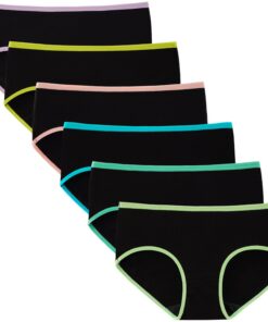 INNERSY Baumwoll Unterhosen für Teenager 8-16 Jahre | Bequeme Slips aus Baumwolle INNERSY für Mädchen | OEKO-TEX CERTIF