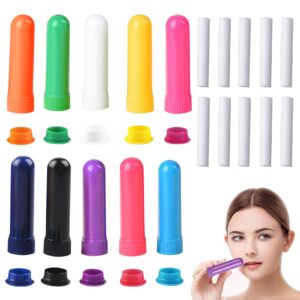 Riechstäbchen für ätherisches Öl 10 Stück Aromatherapie Nasal Hygiene | Nachfüllbarer Inhalator Stick Riechstifte 10 St