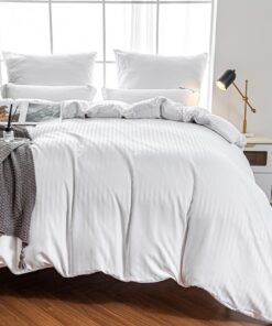Amolavet Bettwäsche 135x200 für Einzelbett und Hochwertige Hotel-Bettwäsche mit Reißverschluss