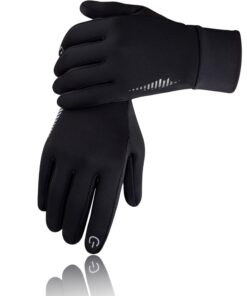 Winter Thermo-Handschuhe für Herren und Damen SMRG102 Touchscreen fahrradhandschuhe Anti-Rutsch Winddicht für Kaltes Wet