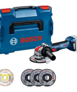 Bosch Professional 18V System Winkelschleifer GWX 18V-7 mit X-LOCK - Starkester Winkelschleifer für Profis in der Baubra