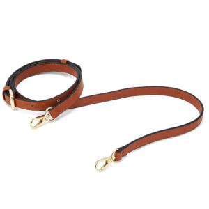 ZOUIQSS Frauen Ledersetzbarer Schulterriemen, verstellbar für Handtaschen und Geldbörse (braun) ZOUIQSS Frauen verstel