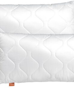 Allergiker-Freundliches Schlafkissen 40x80 cm 2er Set, waschbar, Made in EU, Pillow, 2 Stück, Komfort 100 OEKO-TEX STAND