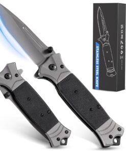 Taschenmesser Klappmesser 3Cr13 Scharf Edelstahl für Männer Outdoor Survival Geschenk