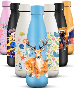 HoneyHolly Edelstahl Thermosflasche 500ml BPA-frei Doppelwandig Auslaufsicher
