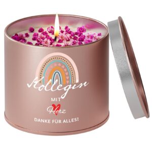 TheGiffter Abschiedsgeschenk Kollegen, Lavendel Duftkerzen 9oz, Geburtstag Weihnachten Ruhestand