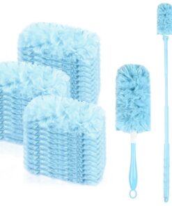 32 Stück Staubmagnet Kompatibel für Swiffer Staubwischer, 360° für Staubwedel Teleskop Staubmagnet, Tierhaare Staub Schm