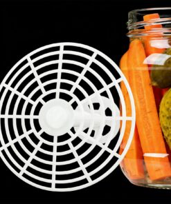 Fermentiergewichte Ø 15cm mit Hubstange für |5-4kg Einmachgläser - Universal Gärgewicht Fermentation