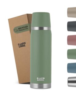 Jaco® Thermoskanne, auslaufsafe & recyclable, für Outdoor-Entusiasten I Kein Thermos ohne Isolierwand I Campo Libre 1L t