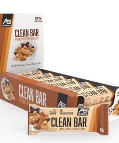 All Stars Clean Bar Peanut Butter Chocolate - Hochproteinierte Fitness-Riegel - 31% Proteine & zuckerarm - 18x45g - Idea