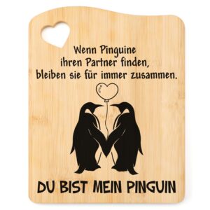 PRSTENLY Geschenke für Paar - Bambus Schneidebretter, Geschenke für Männer und Frauen, Hochzeitstag Geschenke für Ihn un