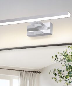 LED Spiegelleuchte Badezimmer - IP44 Spiegelschrank Beleuchtung 30CM modern Neutralweiß 6W Wandleuchte över Spiegel Chro