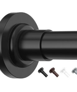 Yeabett Gardinenstange Ohne Bohren Schwarz, Slim Teleskopstange für Duschvorhänge,-design Trendig, 119.4cm Dicapri OAuth