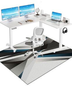 Bürostuhl Unterlage Matte, Bodenmatte für Bürostuhl, Bodenschutzmatte 60 x 70 cm
