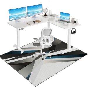 Bürostuhl Unterlage Matte, Bodenmatte für Bürostuhl, Bodenschutzmatte 60 x 70 cm
