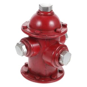 Abaodam Retro Eisen Hydrant Ornament Dekoration für Zuhause Farbenfrohes Hydranten Gartenfigur Lustige Wohnungsdekoratio