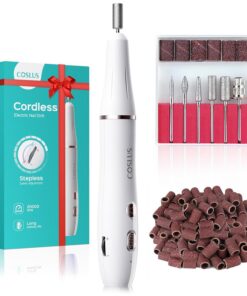 COSLUS Nagelfräse stufenlose Geschwindigkeitsregelung für Maniküre und Pediküre